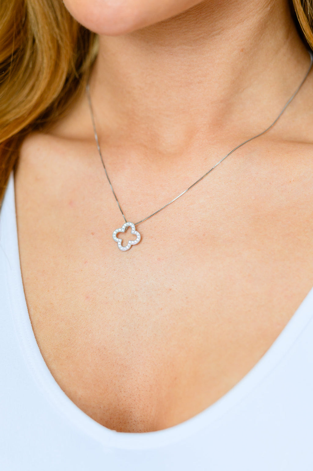 Pure Luck Sterling Silver Pendent Necklace