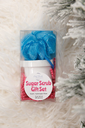 Sugar Scrub Gift Set in Hydrangea Rose
